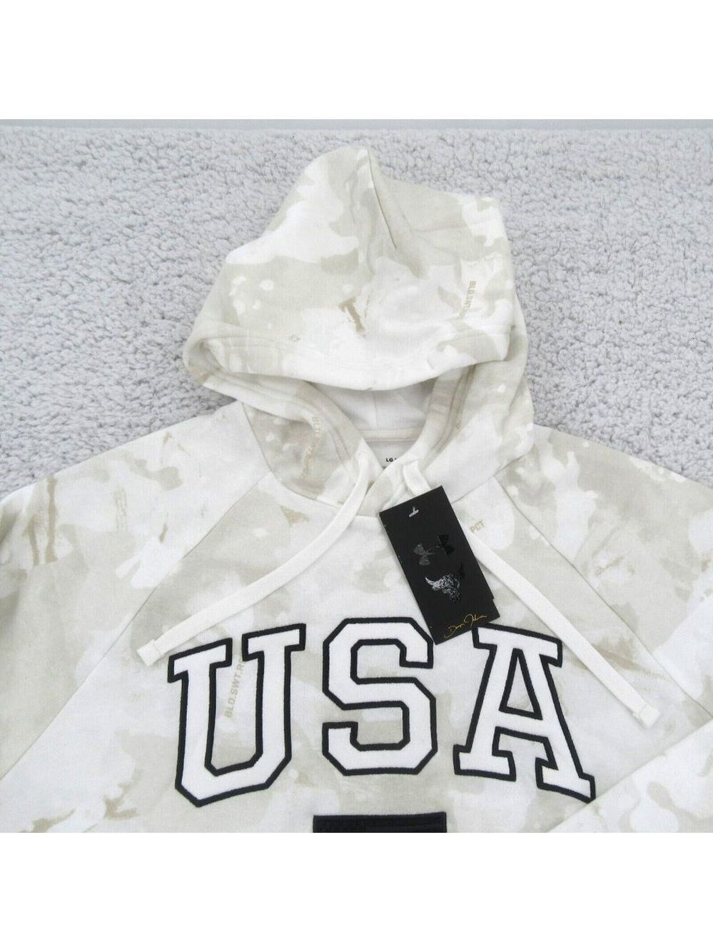 Under Armour Project Rock Veterans USA Camo Hoodie Mens Size XXL NEW - Picture 4 of 14